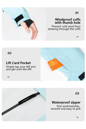 SEED OUTDOOR | HIGH EXPERIENCE UNISEX Ava 2L Insulated Snowboarding Jacket