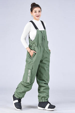 SEED OUTDOOR | ARCTIC QUEEN Unisex Avi 2L Insulated Snowboarding Bib Pant