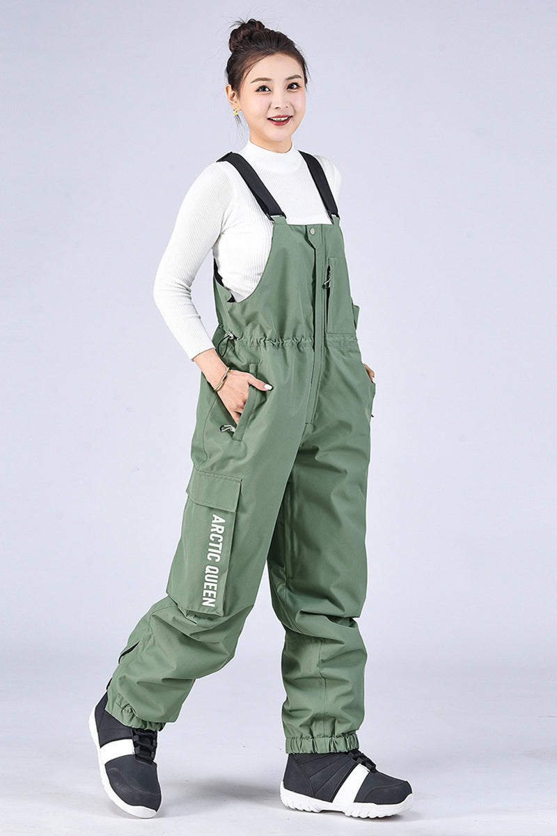 SEED OUTDOOR | ARCTIC QUEEN Unisex Avi 2L Insulated Snowboarding Bib Pant