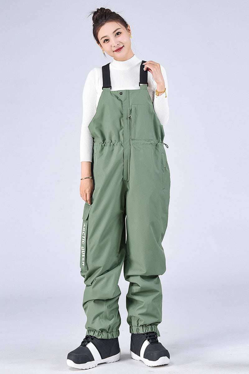SEED OUTDOOR | ARCTIC QUEEN Unisex Avi 2L Insulated Snowboarding Bib Pant