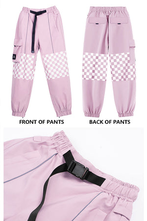 SEED OUTDOOR | HIGH EXPERIENCE Unisex Cloris Checker 2L Snowboarding Pant