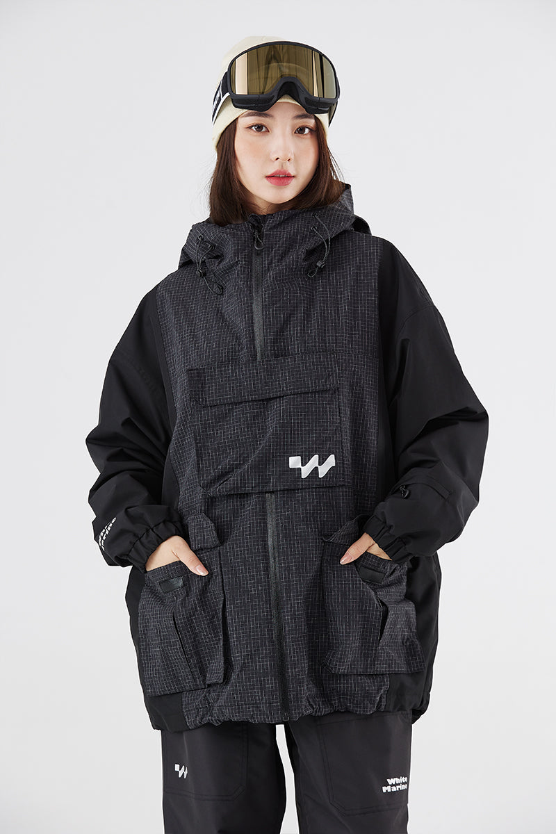 SEED OUTDOOR | WhiteMarine Bass Unisex Snowboarding Jacket