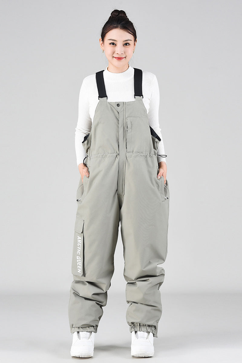 SEED OUTDOOR | ARCTIC QUEEN Unisex Avi 2L Insulated Snowboarding Bib Pant