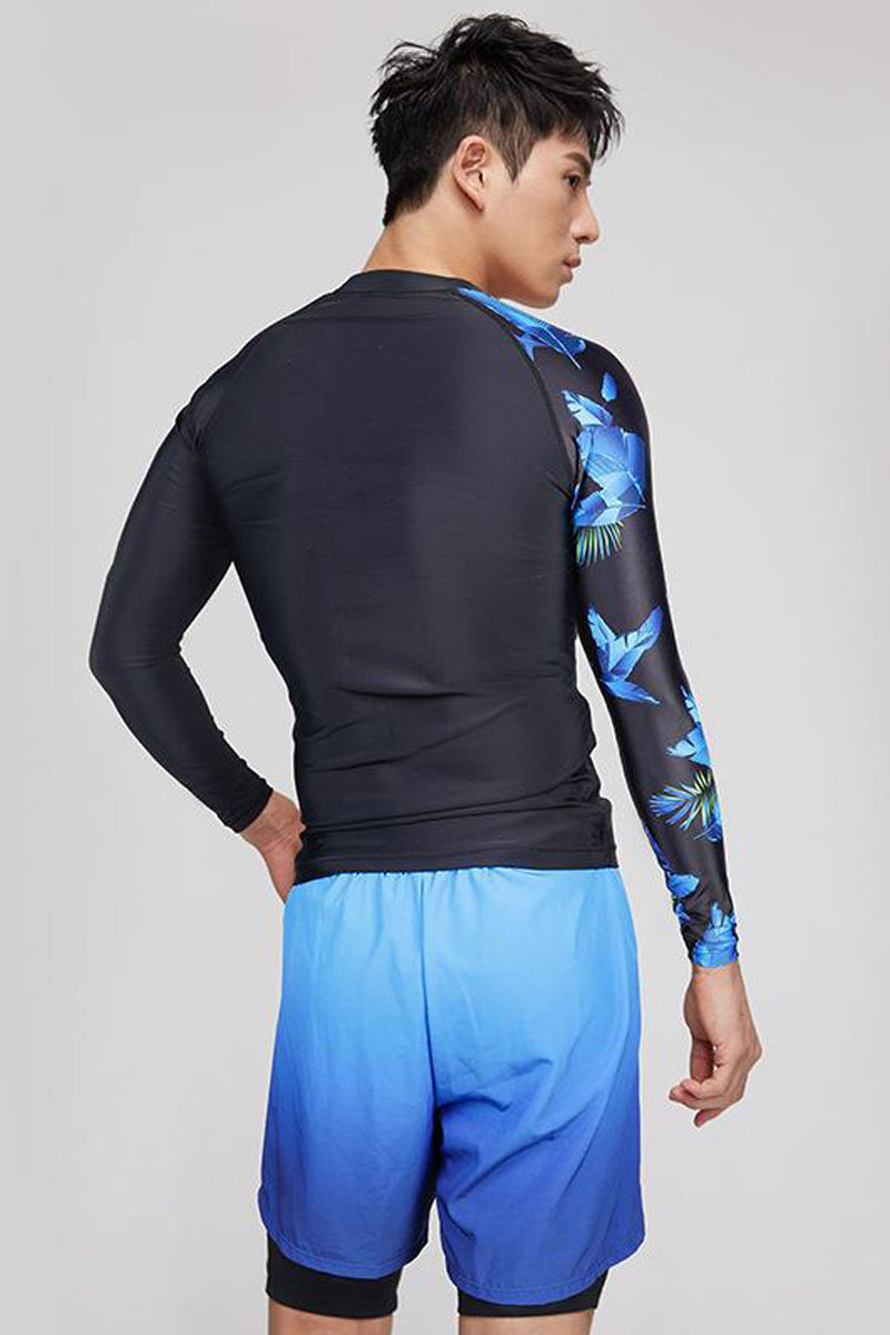 TO SWIM Men's Orchid Sea Long Sleeve Two Piece UPF50+ Rash Guard | SEED OUTDOOR