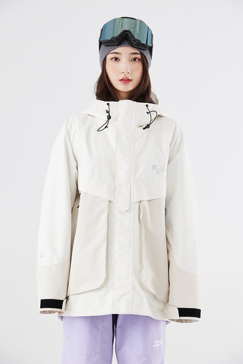 SEED OUTDOOR | WhiteMarine Whale Unisex Snowboard Jacket