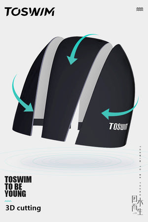 TO SWIM Unisex PU Swimming Cap | SEED OUTDOOR
