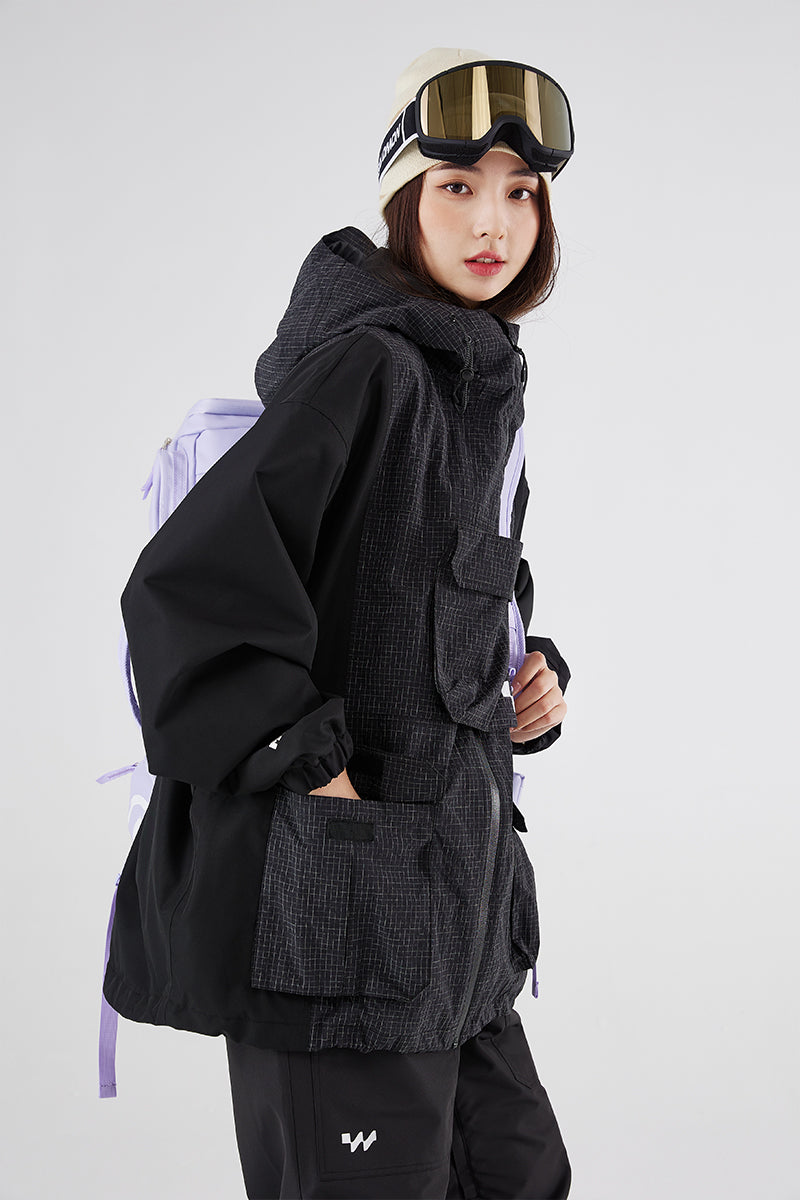SEED OUTDOOR | WhiteMarine Bass Unisex Snowboarding Jacket