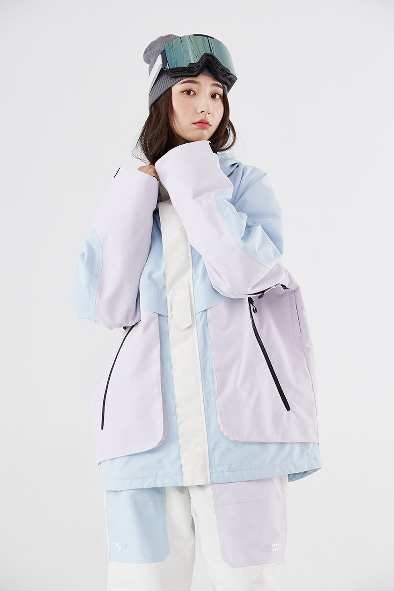 SEED OUTDOOR | WhiteMarine Whale Unisex Snowboard Jacket