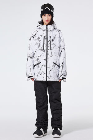 SEED OUTDOOR | Arctic Queen Unisex Crackle 2L Insulated Snowboarding Jacket