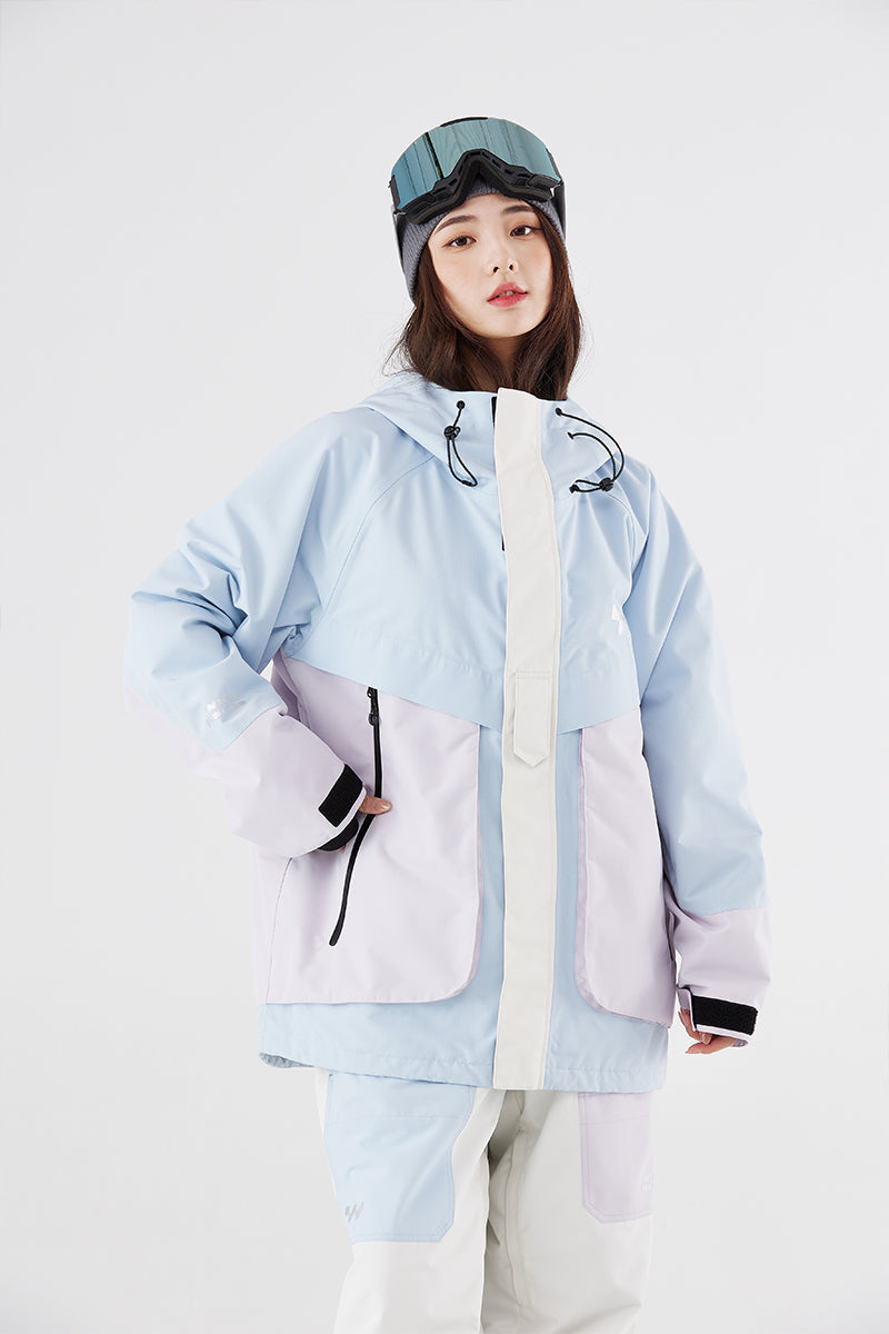 SEED OUTDOOR | WhiteMarine Whale Unisex Snowboard Jacket