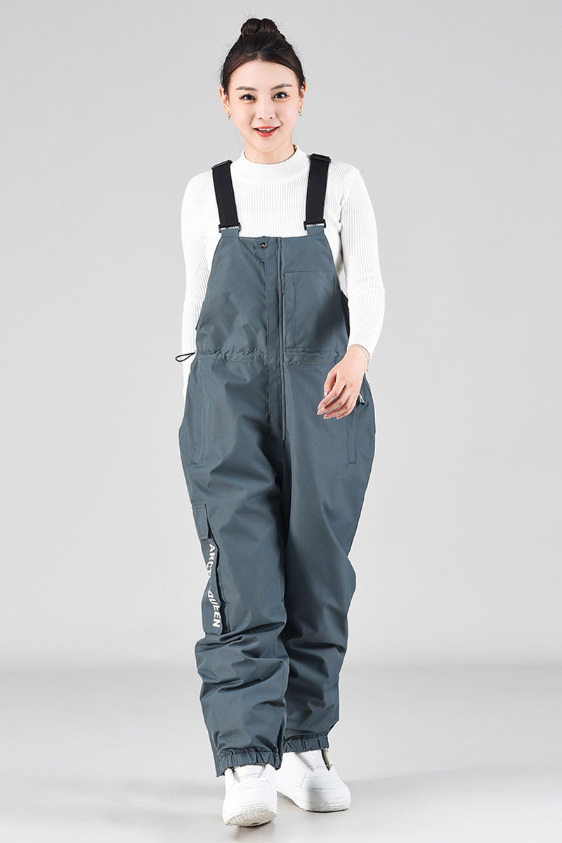 SEED OUTDOOR | ARCTIC QUEEN Unisex Avi 2L Insulated Snowboarding Bib Pant