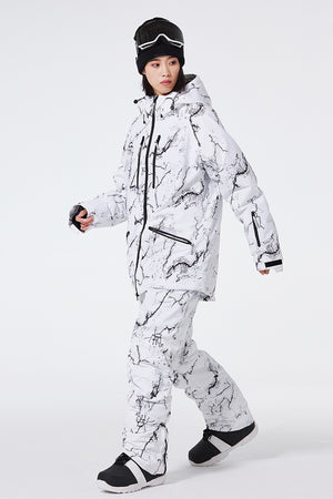 SEED OUTDOOR | Arctic Queen Unisex Crackle 2L Insulated Snowboarding Jacket