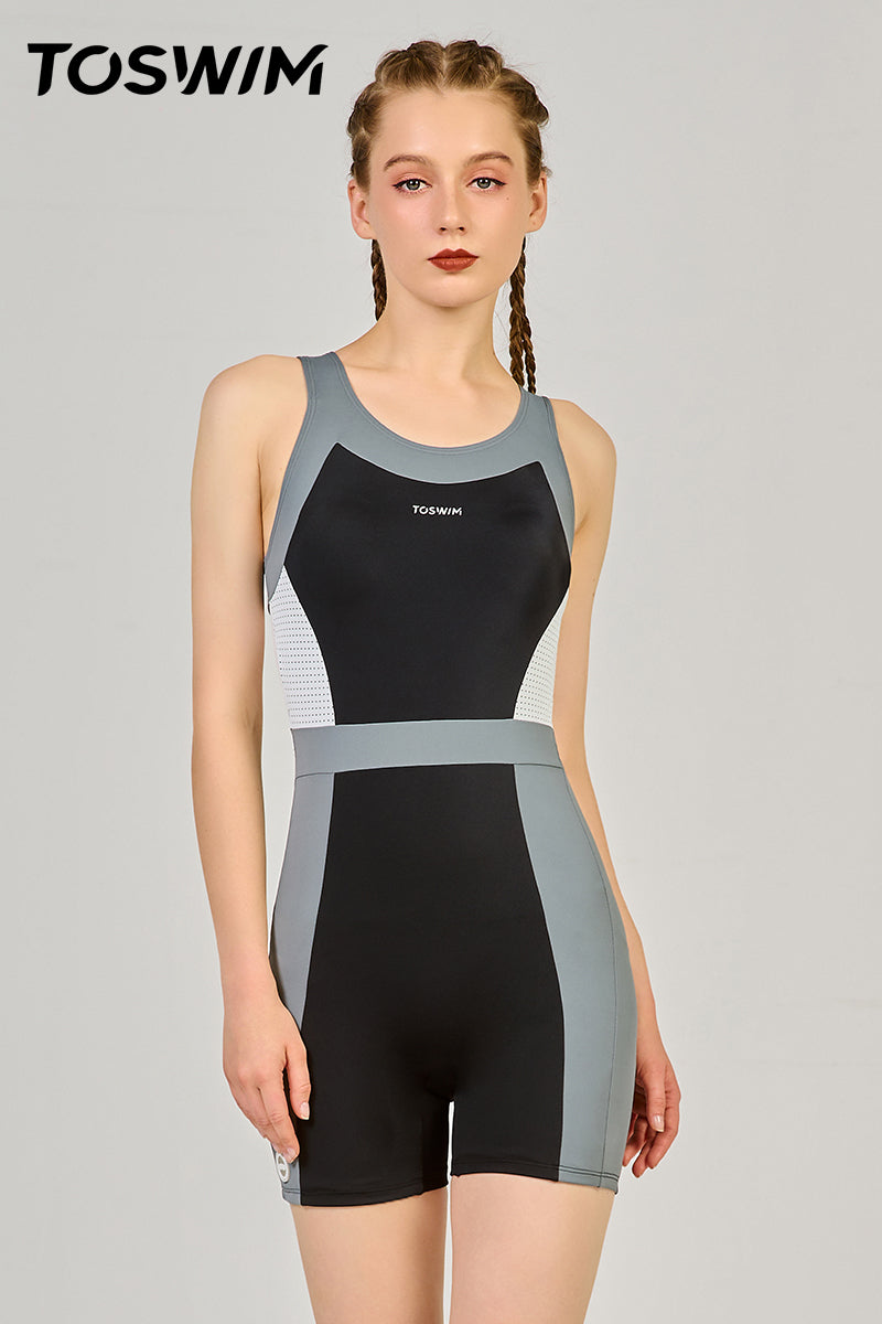 SEED OUTDOOR | TO SWIM Women's Speedo One-Piece Sleeveless Swimming Suit