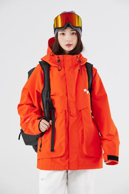 SEED OUTDOOR | WhiteMarine Whale Whisper Unisex Snowboard Jacket