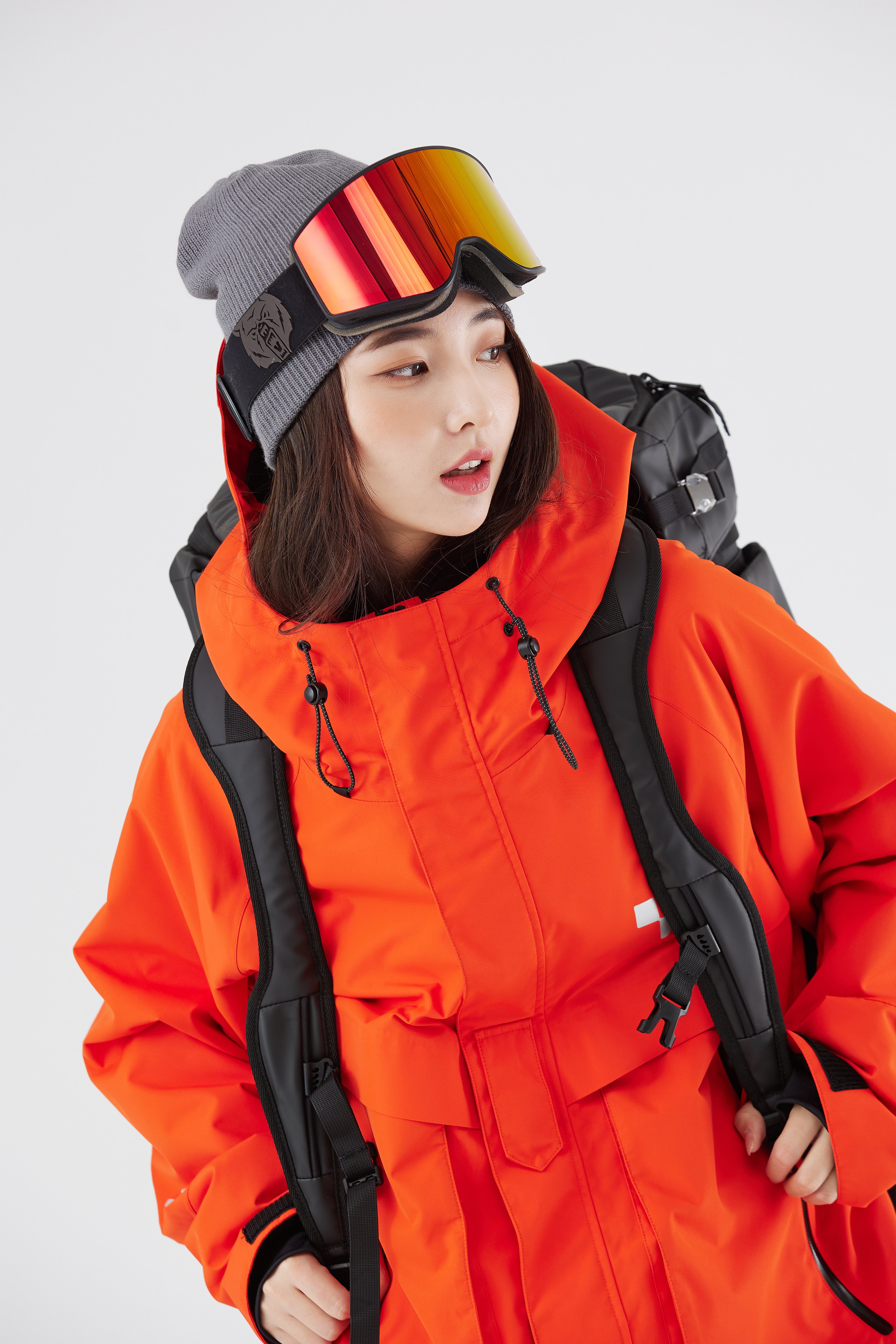 ★MINIMAL WORKS★ Anorak Salamandra Whisper White MACLCL0101 New 686 WOMENS UPTON INSULATED ANORAK LIMESTONE COLORBLOCK SM