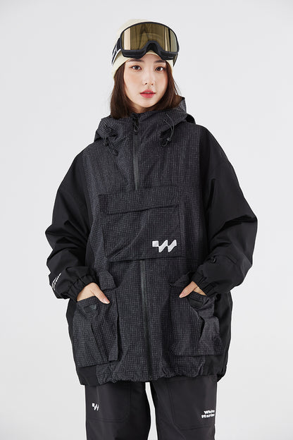 SEED OUTDOOR | WhiteMarine Bass Unisex Snowboarding Jacket