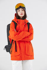 SEED OUTDOOR | WhiteMarine Whale Whisper Unisex Snowboard Jacket