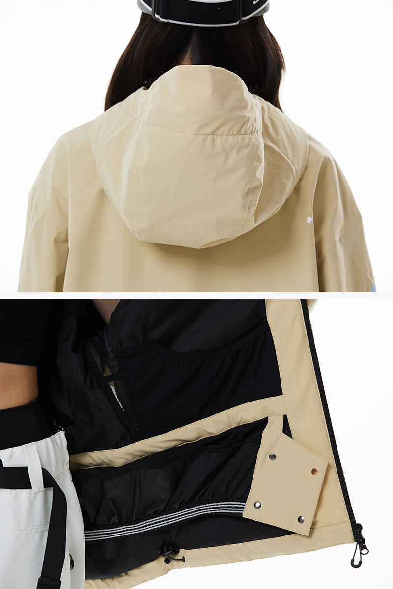 White Marine Warmouth Unisex Snowboard Jacket