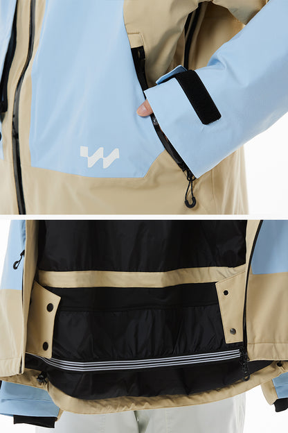 White Marine Warmouth Unisex Snowboard Jacket
