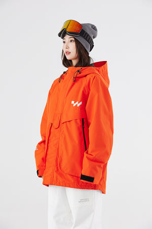 SEED OUTDOOR | WhiteMarine Whale Whisper Unisex Snowboard Jacket