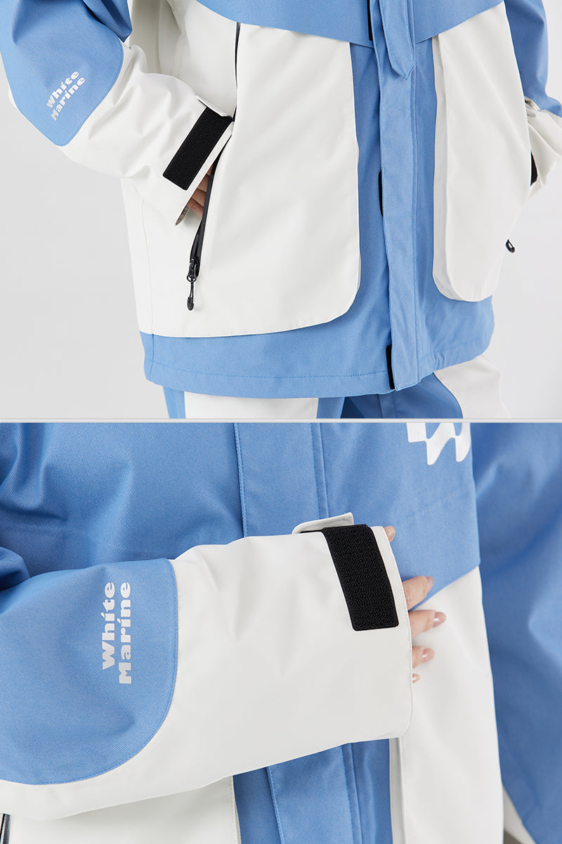 SEED OUTDOOR | WhiteMarine Whale Unisex Snowboard Jacket