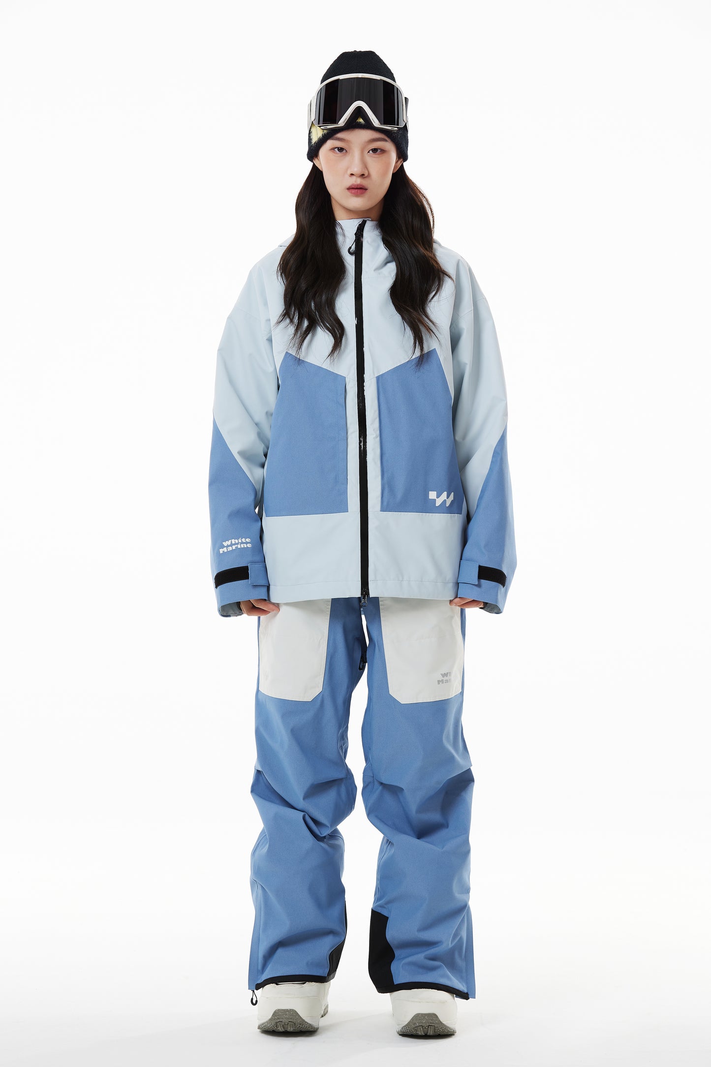 White Marine Warmouth Unisex Snowboard Jacket