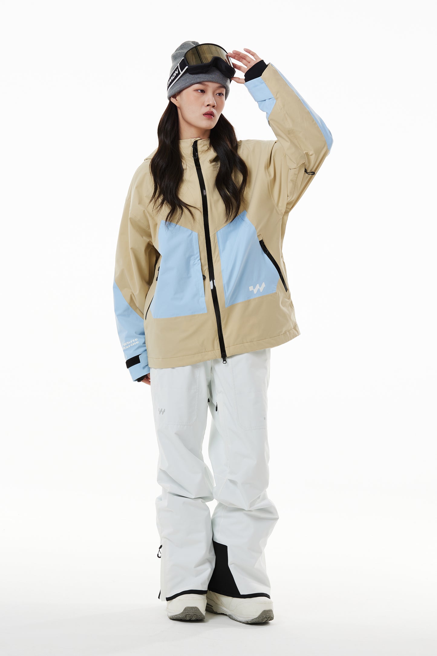 White Marine Warmouth Unisex Snowboard Jacket