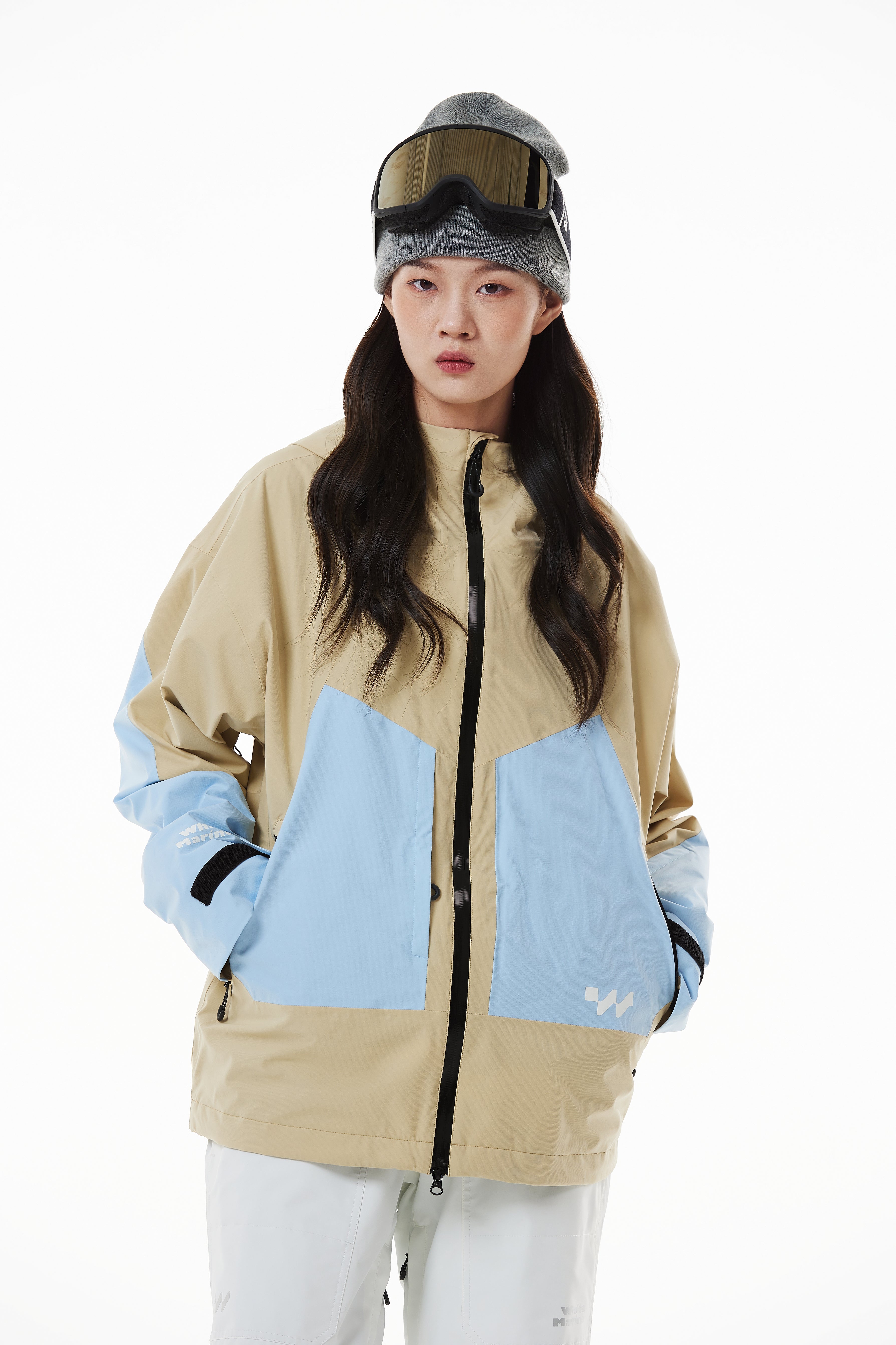 White Marine Warmouth Unisex Snowboard Jacket