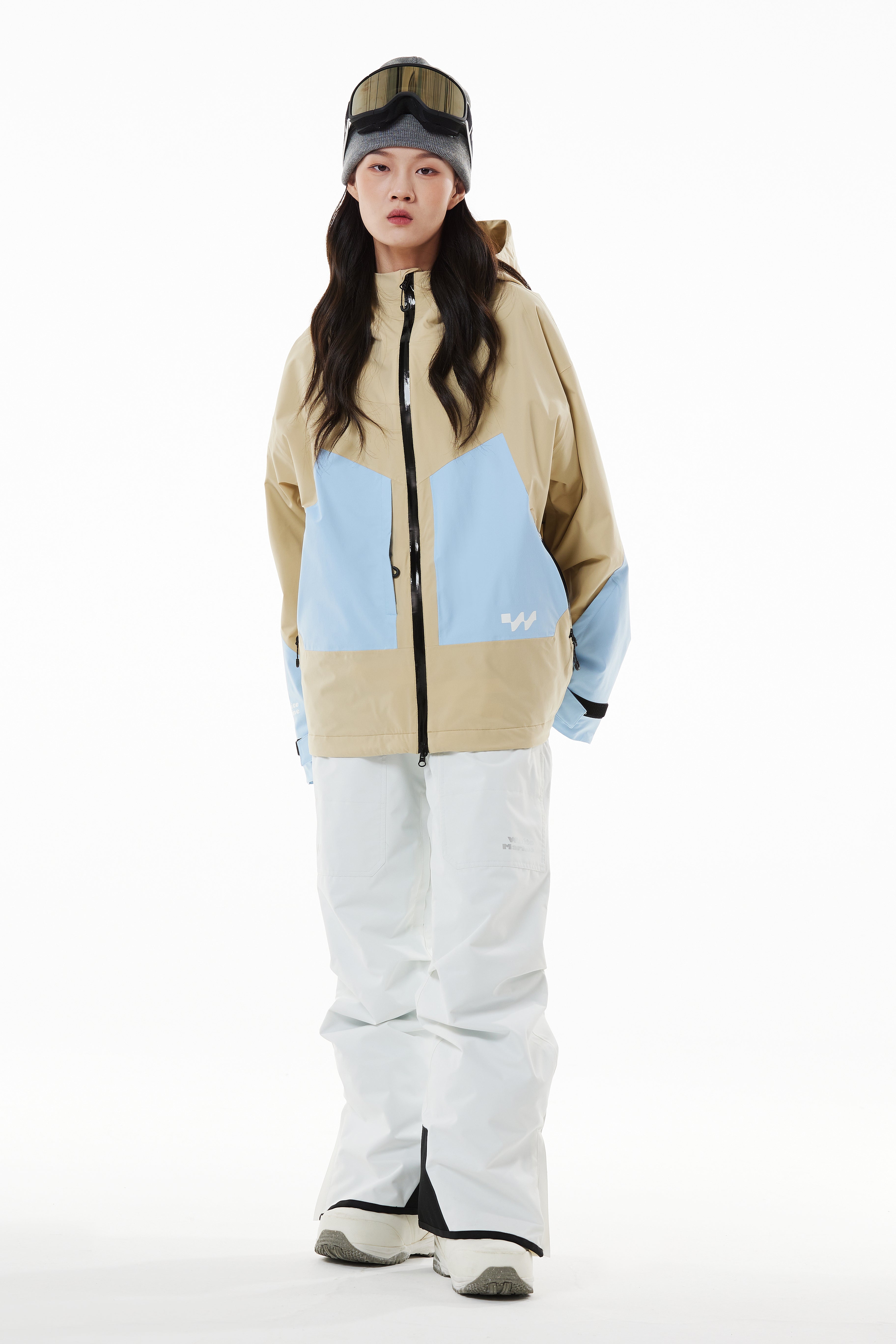 White Marine Warmouth Unisex Snowboard Jacket