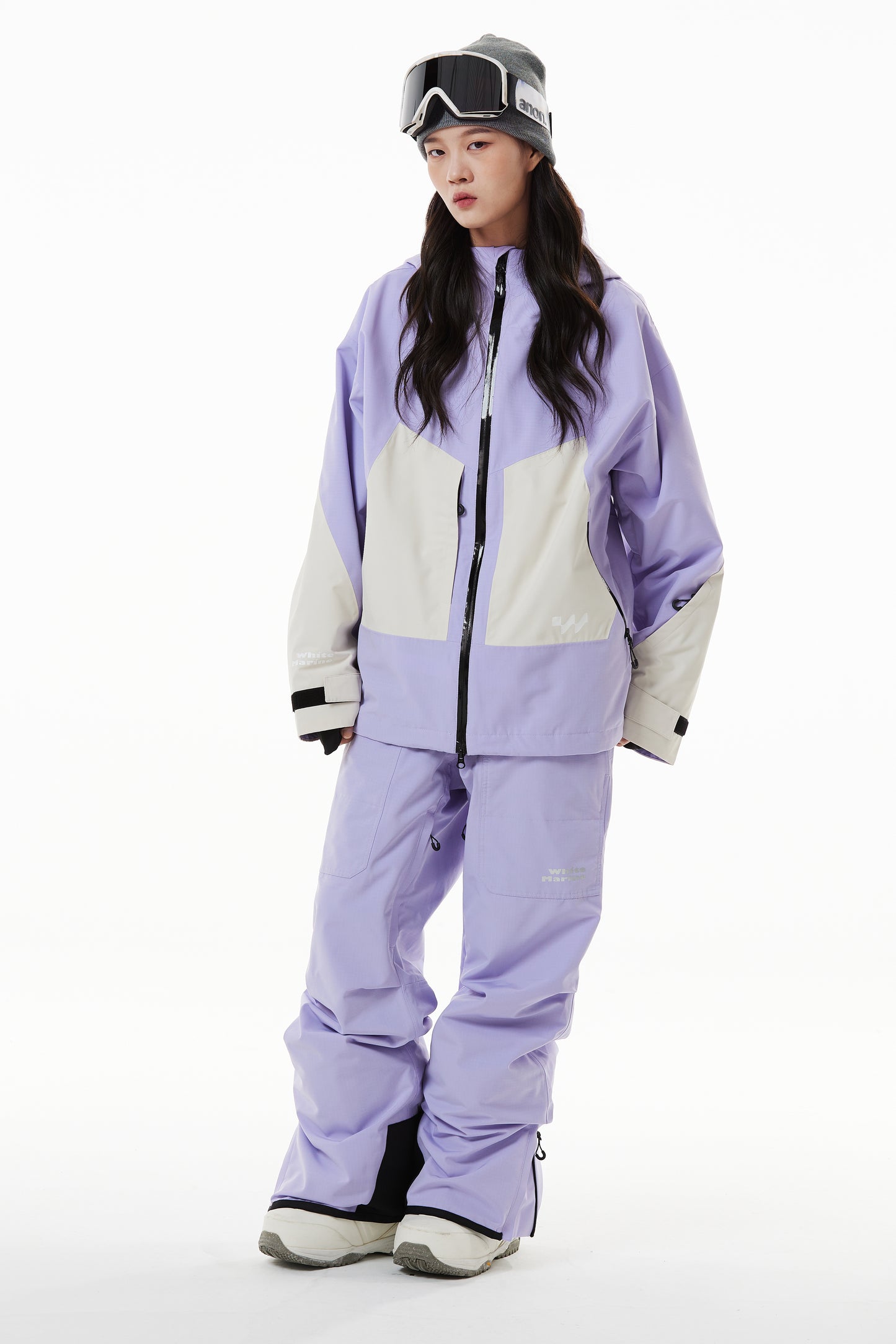 White Marine Warmouth Unisex Snowboard Jacket