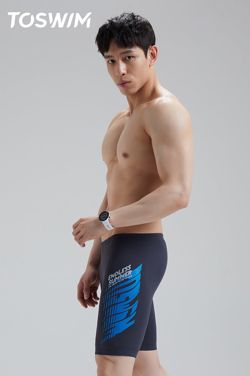 SEED OUTDOOR | TO SWIM Men's Blue Active Swimming Jammer