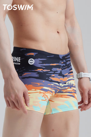 SEED OUTDOOR | TO SWIM Men's Sunset Swimming Trunks