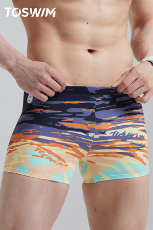 SEED OUTDOOR | TO SWIM Men's Sunset Swimming Trunks