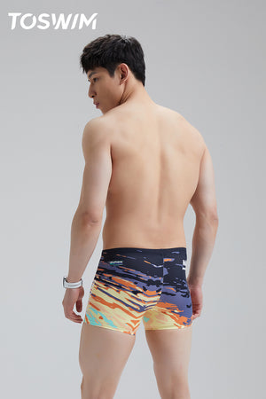 SEED OUTDOOR | TO SWIM Men's Sunset Swimming Trunks